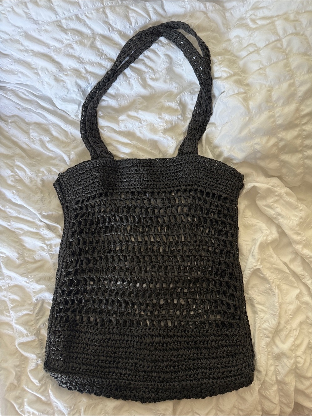 H&M Raffia Tote